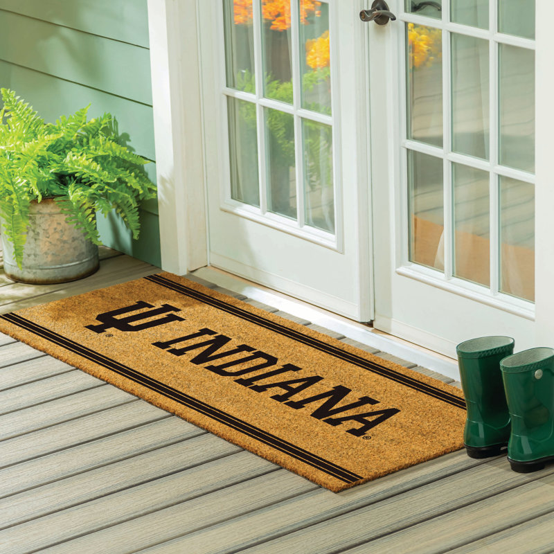 Très grand tapis couleur coco 60 po x 24 po Indiana University