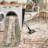 Vintage Botanical Bird-Print Machine-Washable Low-Pile Runner Rug with Non-Slip Backing-1899826152