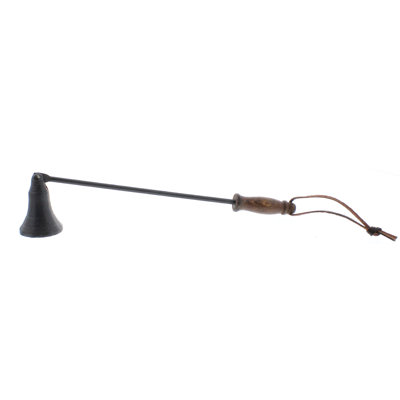 Iron and Wood Candle Snuffer