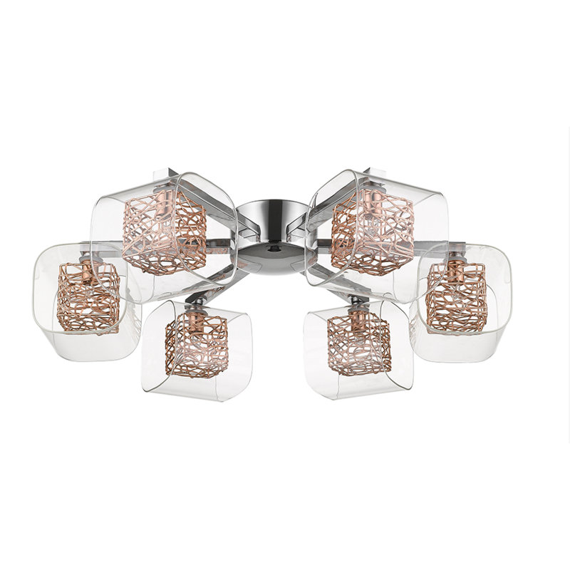 Kidsgrove Flush Mount, Copper