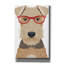 «Airedale Terrier portant des lunettes de hipster» par Olga et Alexey Drozdov, art mural sur toile-1702139561