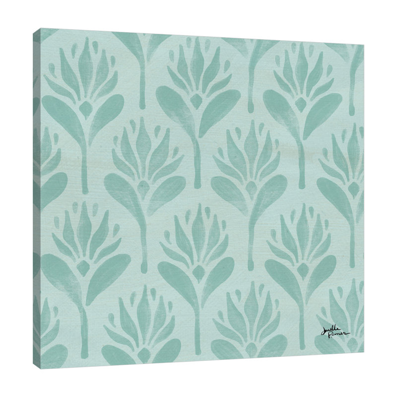 " Spring Botanical Pattern VA " by Janelle Penner Painting Print, 30" H x 30" W x 1.5" D