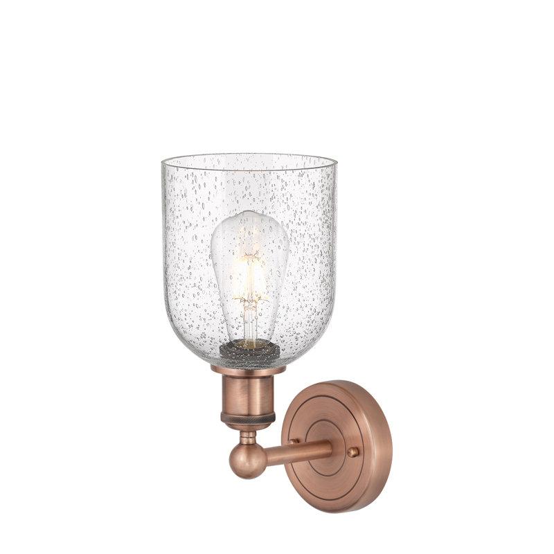 Allysson Steel Armed Sconce, Seedy, Antique Copper