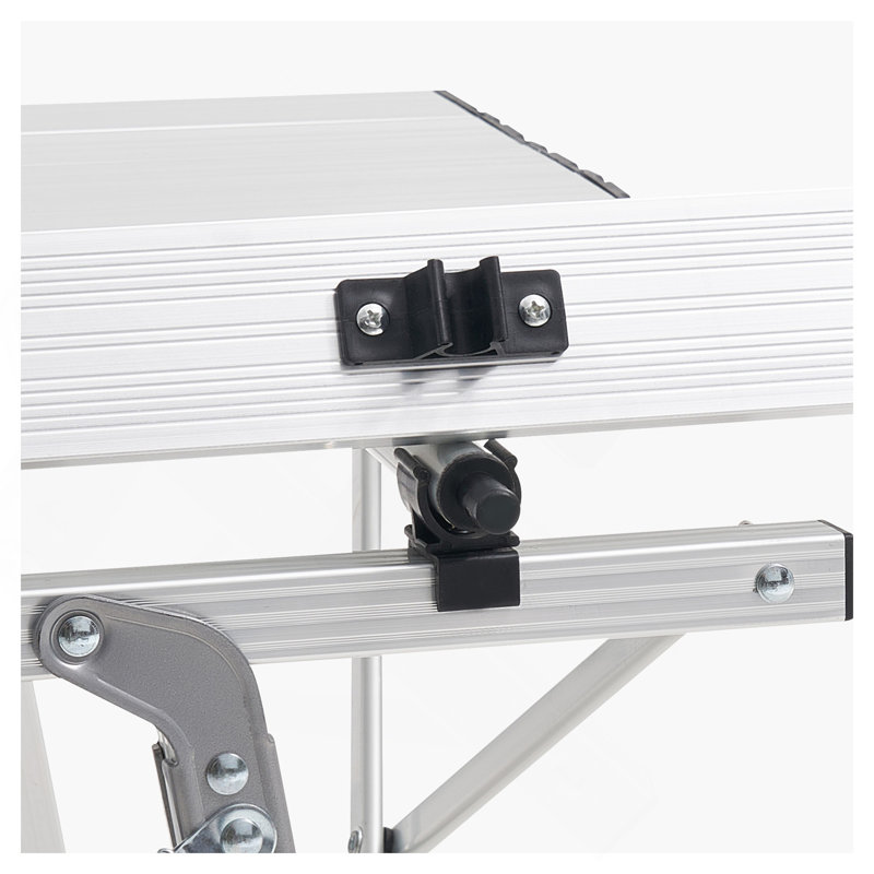 Couche de maille pliante en aluminium pour table de camping