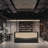 Retro Huron Bar Counter with Storage and Serving Function-1545634472