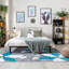 Tapis turquoise Aiyah-875745499