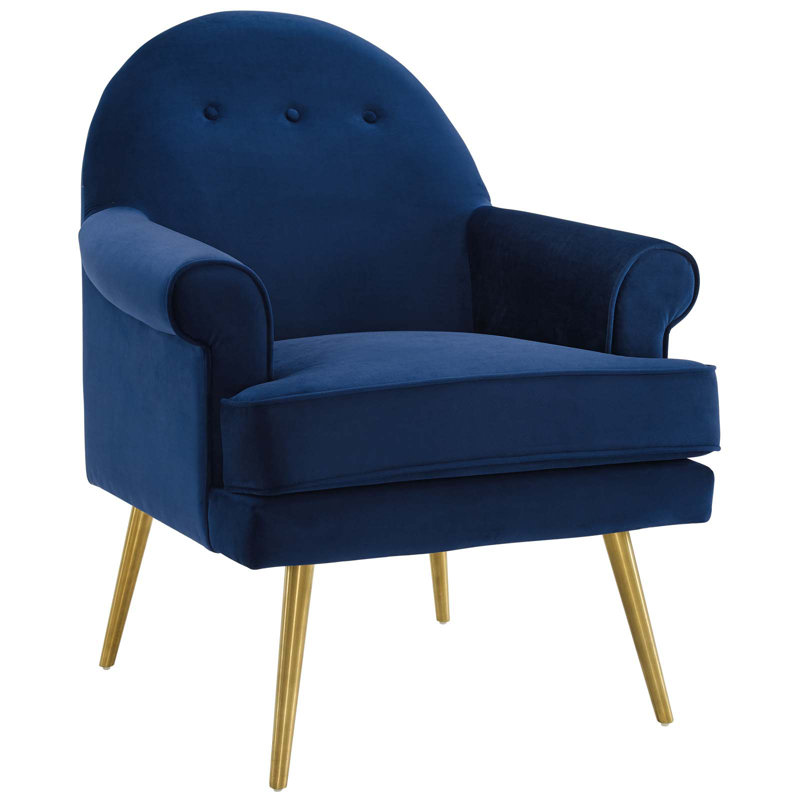 Fauteuil Modway, Bleu marine