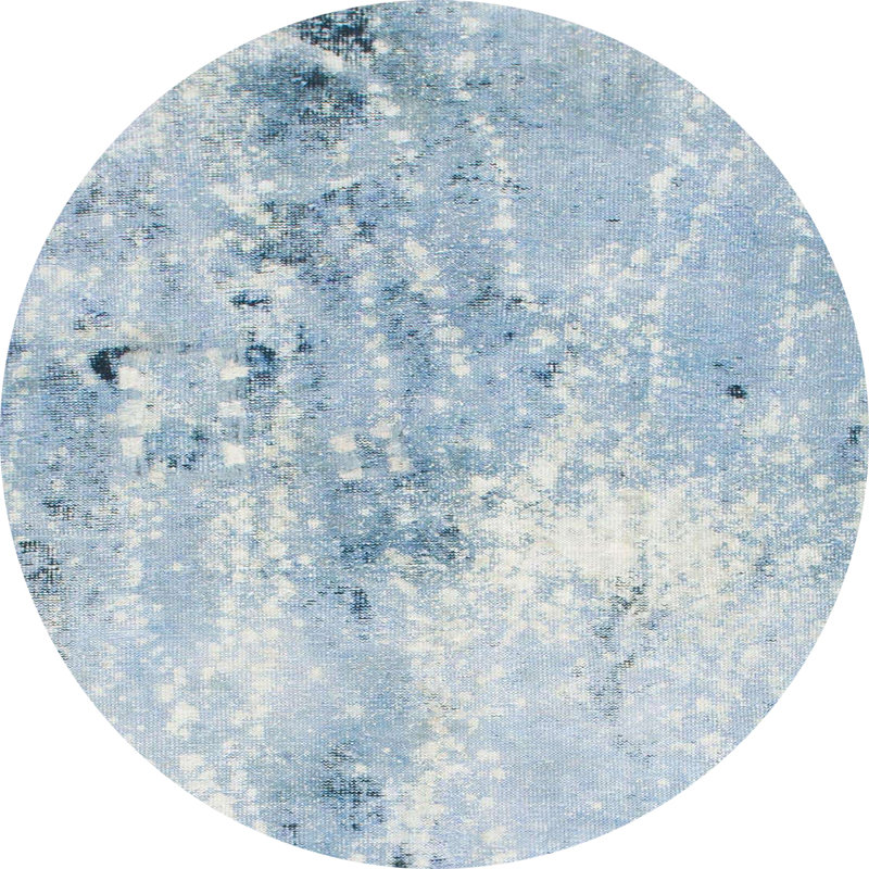 Tapis abstrait moderne 893, Rond 7 pi