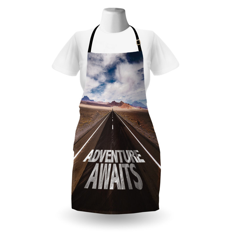 No Pattern Bib Apron