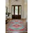Gulustan Blue Red Oriental Machine Printed Cotton Polyester Area Rug-1189106906