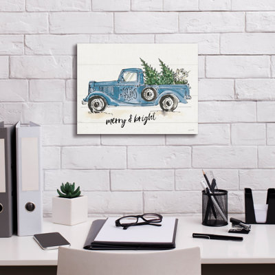 Epic Graffiti 'Modern Farmhouse 8 Merry Blue' by Anne Tavoletti Canvas Wall Art