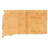 Totally Bamboo State Destination Series Bamboo South Dakota Cutting Board