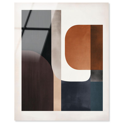 Intersecting Arcs II Acrylic Print Midcentury Art by Art Remedy
