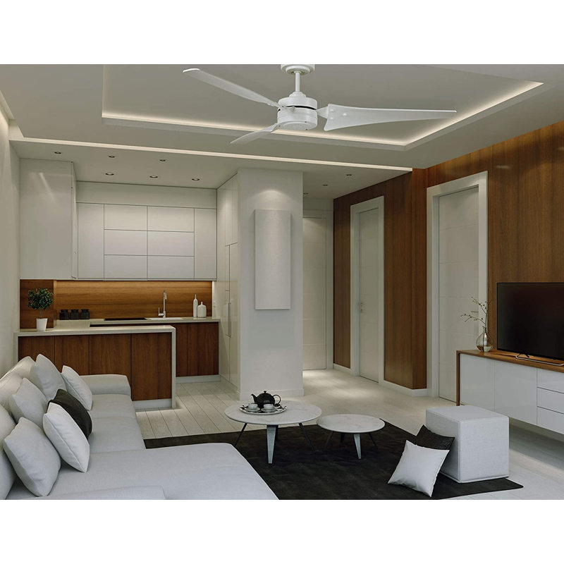 Luminance Noble Comfort Am3194 60in Ceiling Fan for Damp Locations, White
