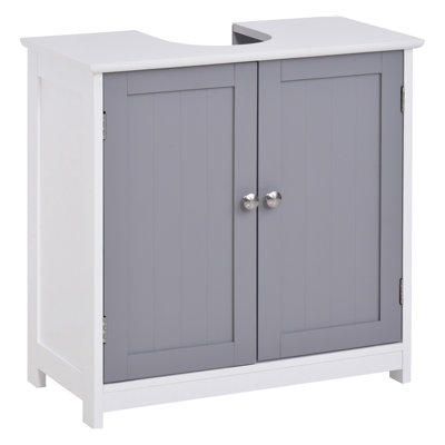 Armoire de rangement à piédestal, armoire de meuble-lavabo et armoire de salle de bain sous évier kleankin