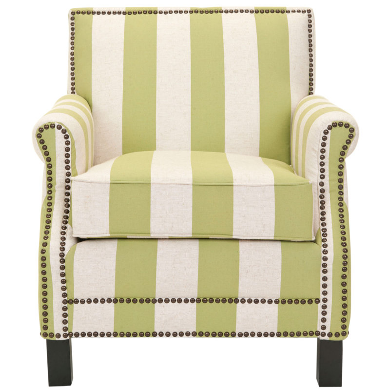 Fauteuil Easton, 100% polyester vert clair