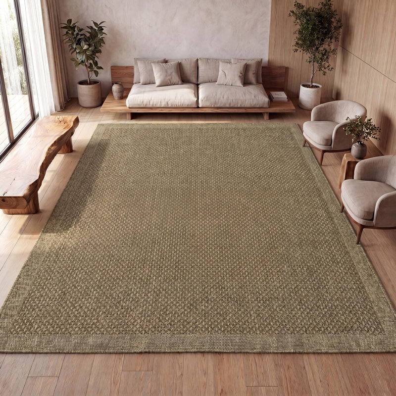 Tapis d'intérieur / extérieur en jute Luma, Rectangle 7 pi 9 po x 10 pi