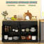 Buffet de style nordique avec tiroirs de rangement, buffet, tablettes réglables pour votre maison-1505178408