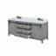 Ensemble de meuble-lavabo à double cuve 84 po de largeur x 22 po de profondeur avec comptoir en quartz blanc et robinet-1557122910-1557122911-1557122906