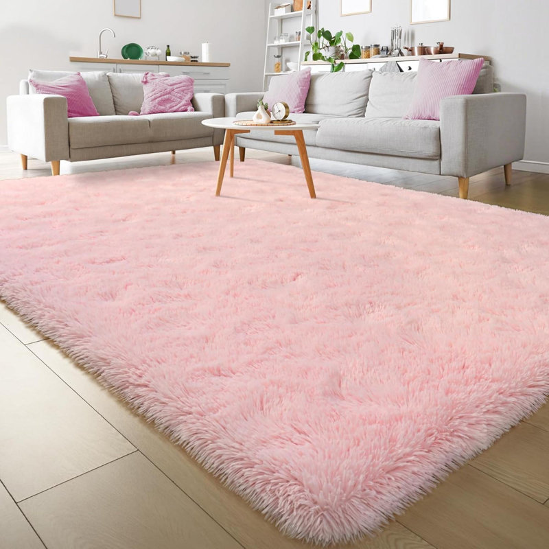 Fluffy Area Rugs For Bedroom Room,Cute Shag Kids Room Rugs Nursery Living Room Indoor Fuzzy Bedside Rug Ultra Soft Furry Carpet For Bedroom Teen Baby Dorm Decor