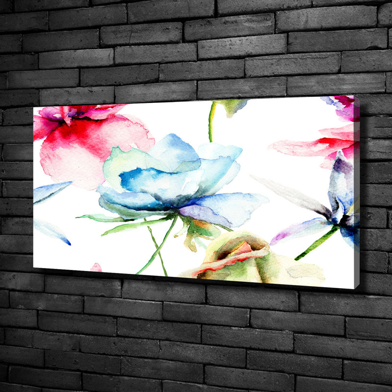 Maki 1 Piece Wall Art, 50cm H x 100cm W x 2cm D, Canvas