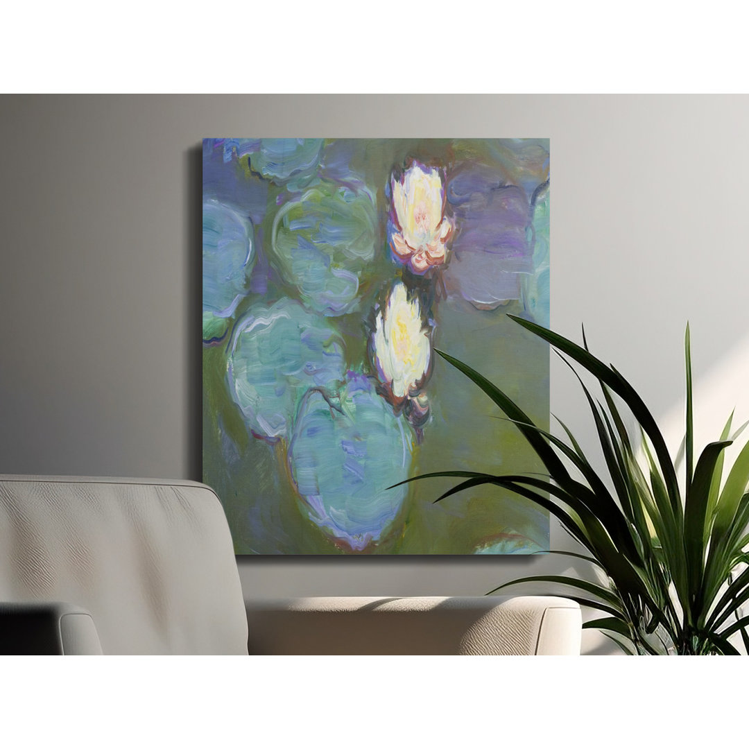 Impressionist Water Lilies Canvas Print