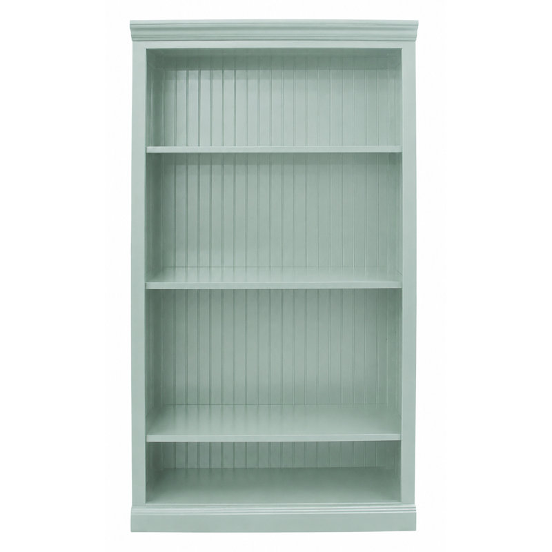 Bibliothèque standard Sherita, Bleu pâle, (3 tablettes) H 60 po x l 32 po x P 14,25 po