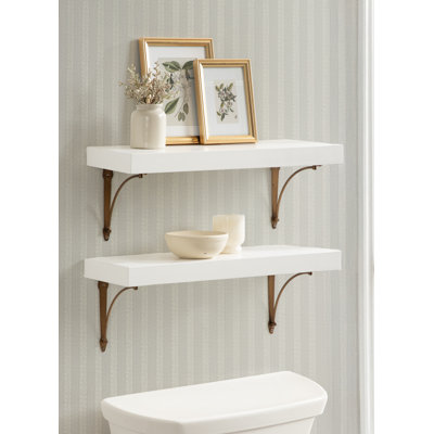 Hatley Ornate Two-Piece Wall Shelf Set
