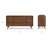 Cura 71" 9-Drawer American Black Walnut Dresser