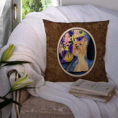 Silky Terrier Outdoor Reversible Throw Pillow