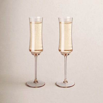 Ribbed Champagne Flute