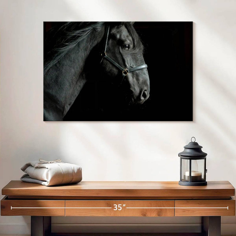 Tête de cheval Brampt, H 20 po x l 30 po
