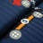 Xenia Navy Microfiber Reversible 4 Piece Quilt Set-297137025-297137030