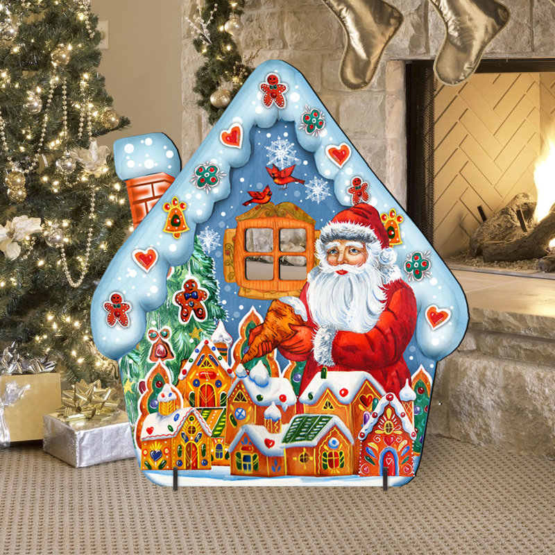 Pain d’épice maison de jardin en bois santa