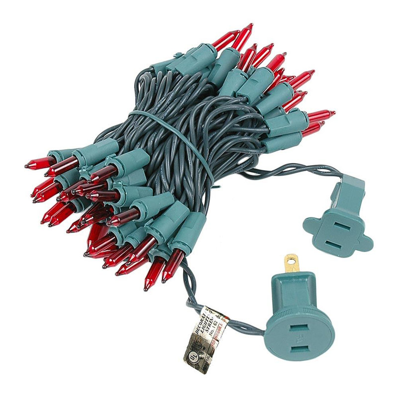Mini-chaîne pour l’extérieur 11'50 ampoules Sherwood, rouge