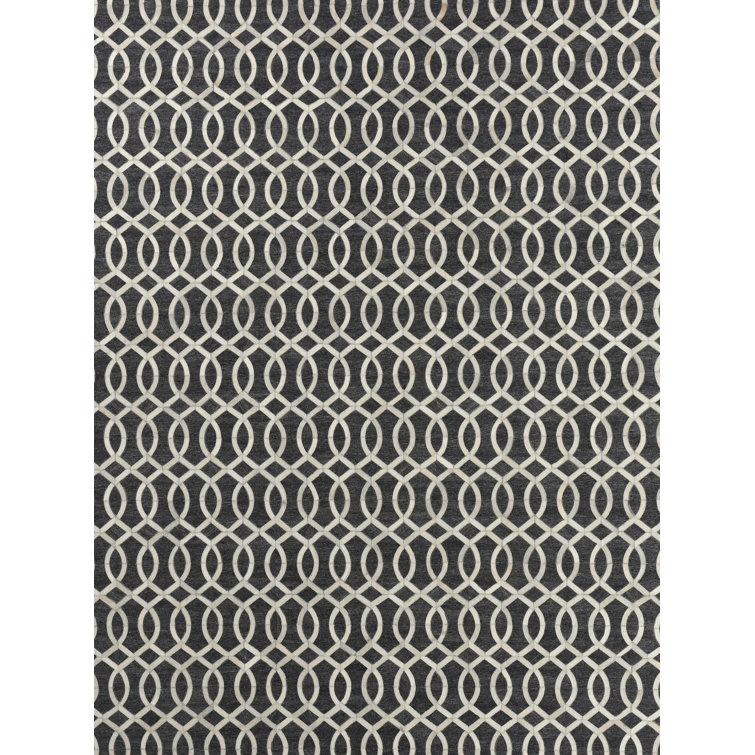 Berlin Cowhide Geometric Area Rug