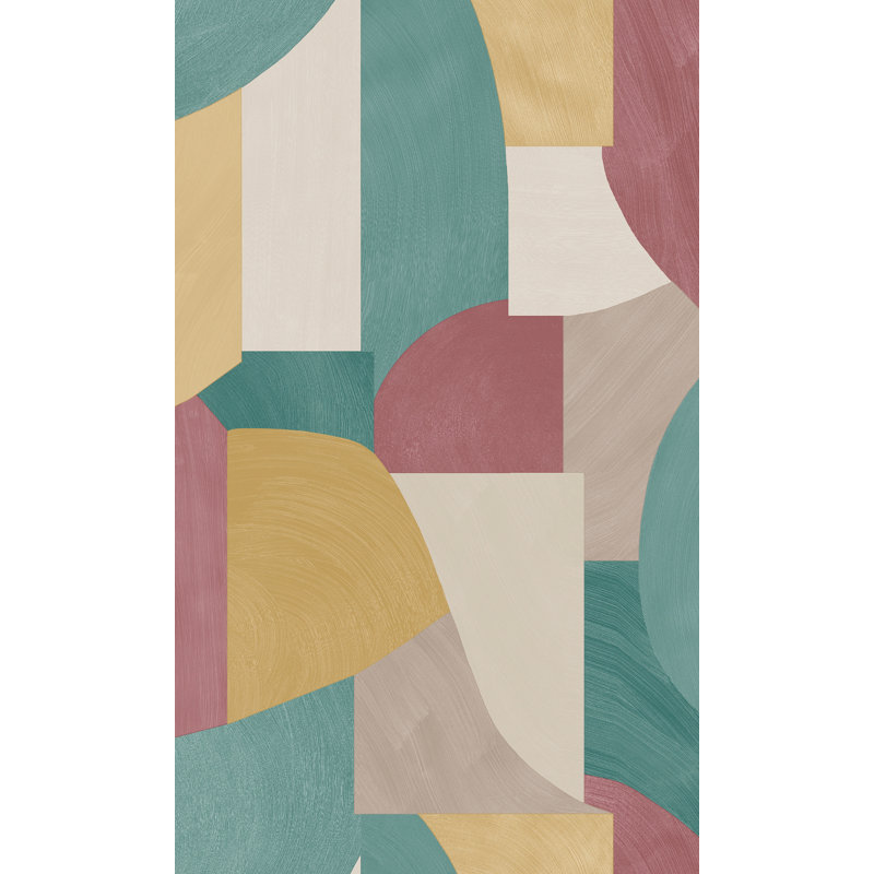 Rouleau de papier peint L 33 pi x l 21 po Jaworski, Ocre