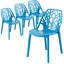 Chaise de salle à manger empilable légère pour l'intérieur et l'extérieur Edgington-123399848-87689691