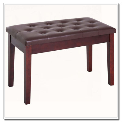 Banquette de piano capitonnée à boutons capitonnée