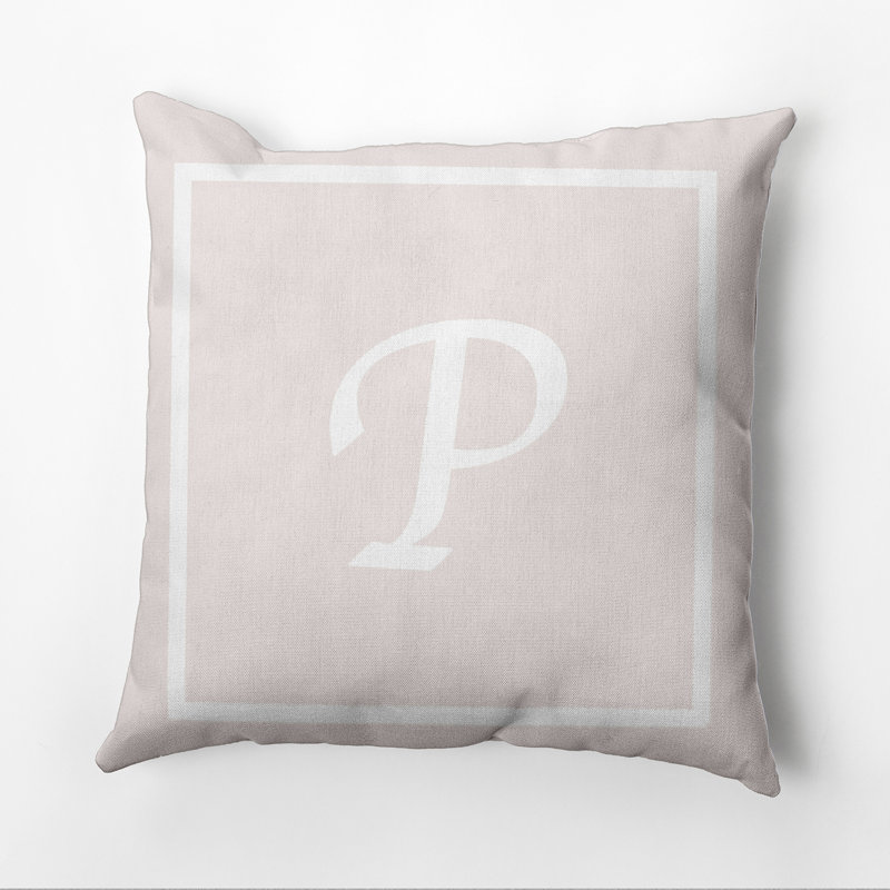 Reversible Throw Pillow, 16"x16", Ivory/White, P