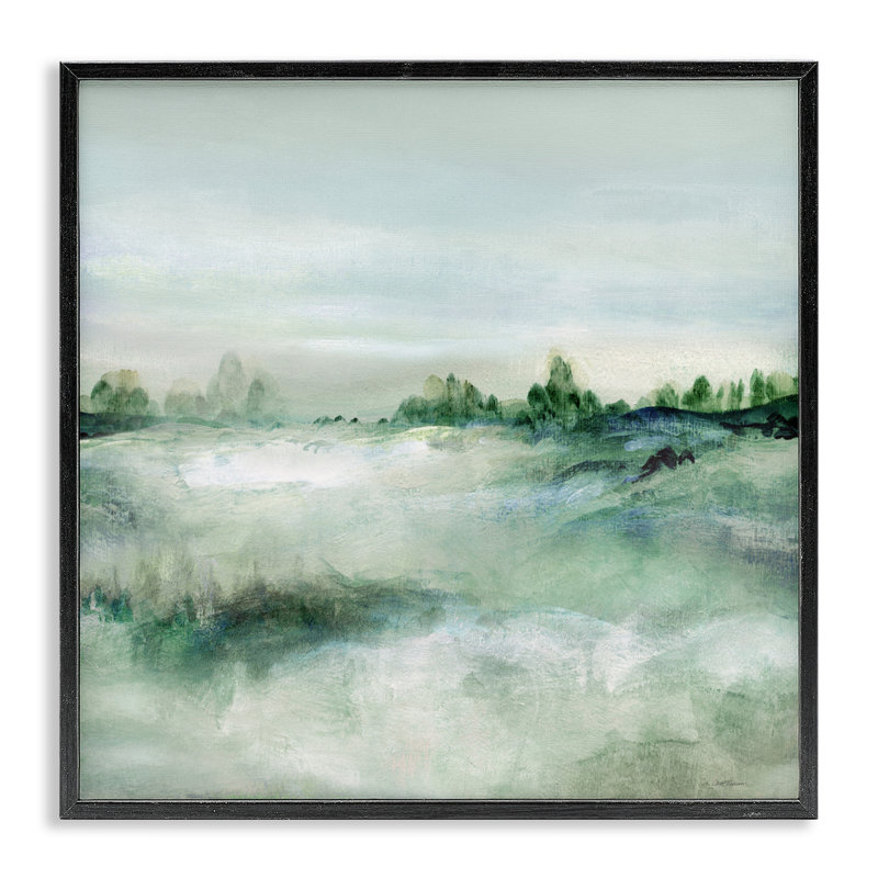 Giclée lointaine encadrée, design par Carol Robinson, Giclée encadrée noir minuit, H 24 po x l 24 po