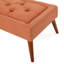 Banc de repose-pieds avec repose-pieds pour la fin du lit, repose-pieds capitonné pour le salon et la salle à manger du vestibule