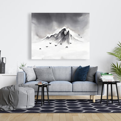 Toile de paysage de montagne pour chambre à coucher