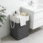 Ensemble de deux pièces, panier à linge pliable de grande capacité 75L avec poignées, panier à linge en tissu tissé de style minimaliste moderne pour le rangement des vêtements, respirant et résistant à l'humidité