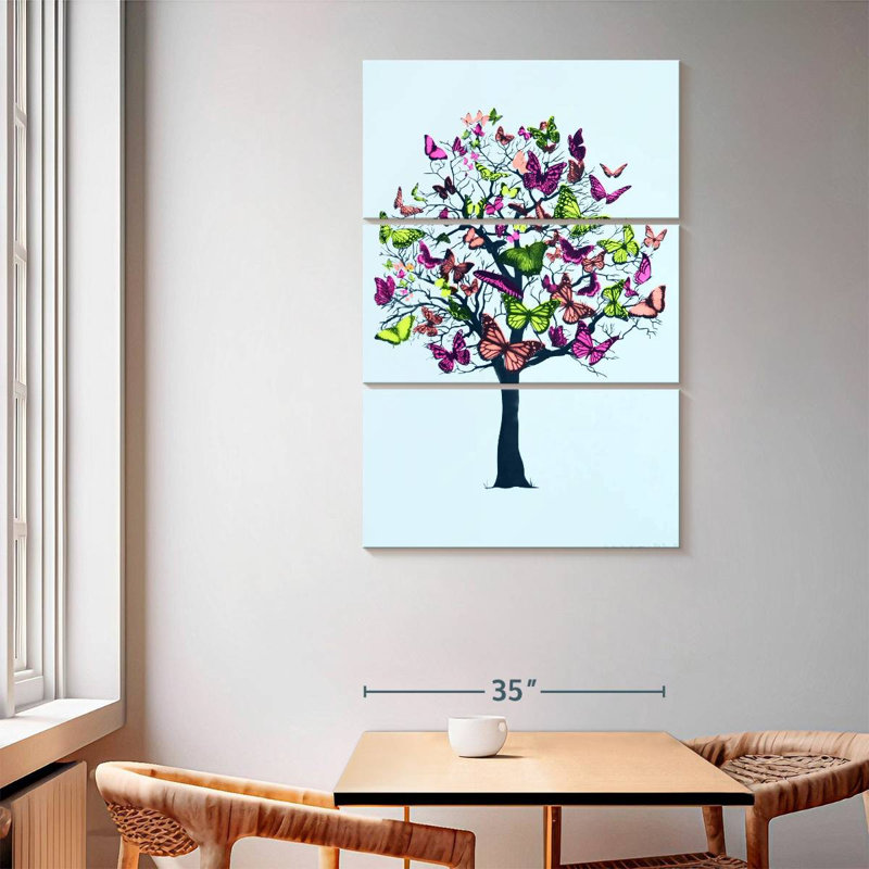Harnek Butterfly Blossom, 65" H x 42" W