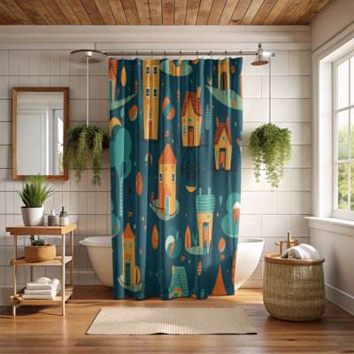 Zippy City - Rideau de douche Premium