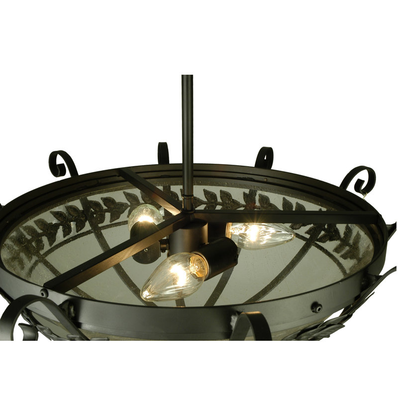 3 - Light Semi Flush Mount