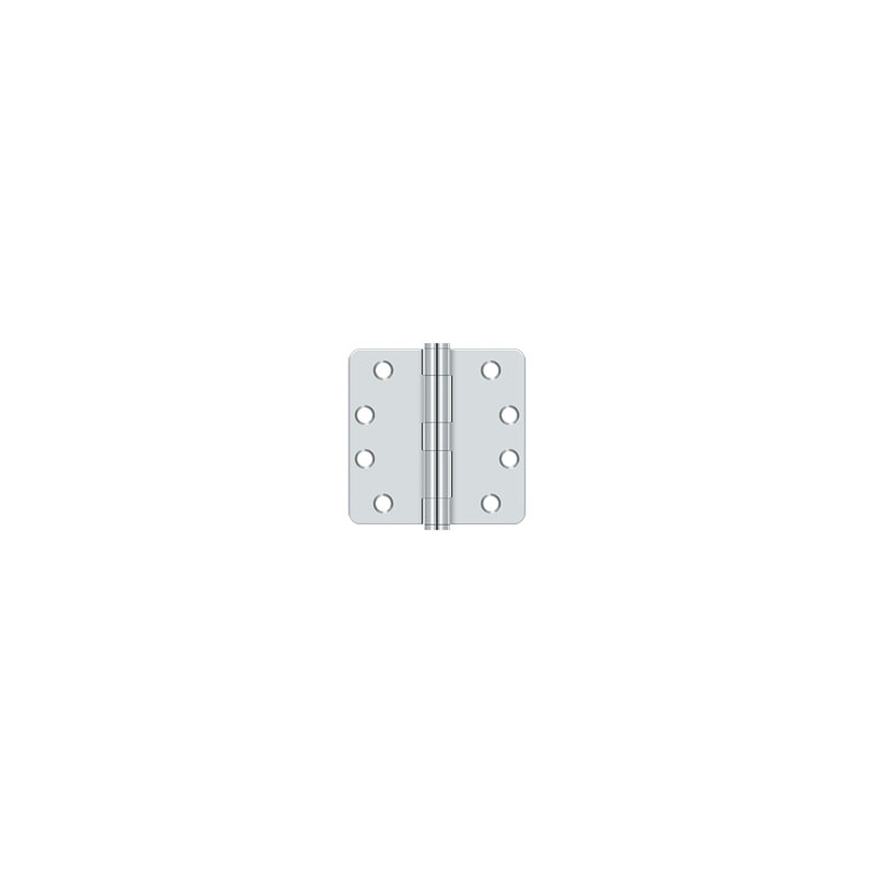 Steel Butt Bearing Hinge, Polished Chrome