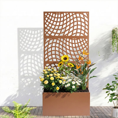 Terrasse et patio de jardin en métal, combinant un espace extérieur, 70 pouces, et un patio extérieur
