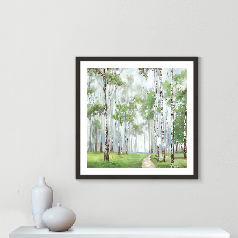 Quiet Path Quiet Path - reproduction de cadre photo, H 17,5 po x l 17,5 po x P 2 po, Cadre espresso foncé